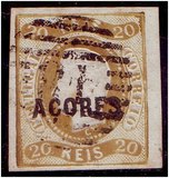 [King Luis I - Portoguese Stamps Overprinted, type A2]