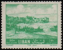 [Airmail - Tyre Waterfront and Afka Falls, type HX4]