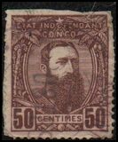 [King Leopold II - (Design: A. Doms) - (Engraved by: A. Doms), type D3]