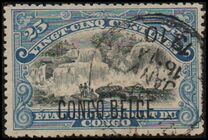[Pictures from Congo Issues Overprinted "CONGO BELGE" Typhographilly. See also No.31A-40A, type O4]