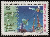 [The 150th Anniversary of the Ministry of Posts and Telecommunications, type CHF]