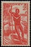 [Man Poling a Canoe, type AB]