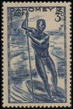 [Man Poling a Canoe, type AB1]
