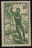 [Man Poling a Canoe, type AB3]