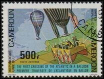 [Airmail - The 1st Atlantic Crossing by Balloon, type VO]