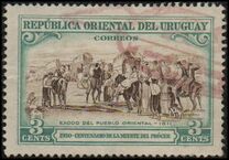 [The 100th Anniversary of the Death of General Jose Artigas, 1764-1850, type LR]
