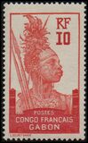 [Warrior - Inscription "CONGO FRANCAIS GABON", type F4]