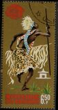 [World's Fair, New York - Dancers, Golden Background, වර්ගය CB]