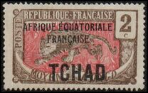 [No. 1-18 Overprinted "AFRIQUE EQUATORIALE FRANCAISE", type D1]