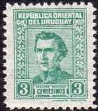 [General Jose Artigas - With Imprint "IMPRENTA NACIONAL" Bottom Right, tegund IW6]