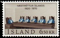 [The 50th Anniversary of the Icelandic Supreme Court, type HO]
