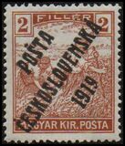 [Hungarian Postage Stamps Overprinted - Colored Value Numbers, type AG2]