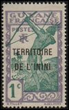 [French Guyane Postage Stamps Overprinted "TERRITORIE DE L'ININI", Tipi A]
