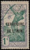 [French Guyane Postage Stamps Overprinted "TERRITORIE DE L'ININI", Tipi A]