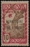 [French Guyane Postage Stamps Overprinted "TERRITORIE DE L'ININI", Tipi A5]