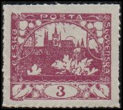[Definitives - Inscription: "ČESKO POSTA SLOVENSKÁ", タイプ C]