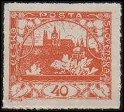 [Definitives - Inscription: "ČESKO POSTA SLOVENSKÁ", タイプ C7]