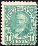 [The 100th Anniversary of the Birth of Rutherford B. Hayes, 1822-1893, type XET1]