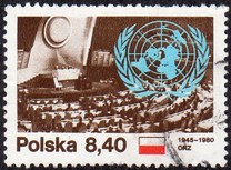 [The 35th Anniversary of the United Nations, type CIP]