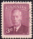 [King George VI - Inscription: "POSTES POSTAGE", typ EL]