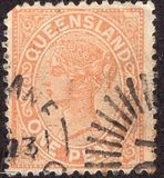 [Queen Victoria - New Drawings. White Line on Left side of Neck, type F10]