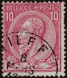 [King Leopold II (1835-1909) - (Engraved by: Louis-Eugène Mouchon), type U]