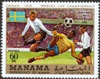 [Winner of Football World Cup in Mexico City by the Brazilian National Team - Inscribed "1970 WORLD CUP WINNER BRAZIL", tegund HE1]