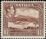 [King George VI, English Harbour, Nelson Dockyard, Fort James & St. John's Harbour, प्रकार S1]
