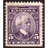 [The 60th Anniversary of the Founding of the Dominion of Canada, Inscription: "1867 Confederation 1927", 類型 AU]