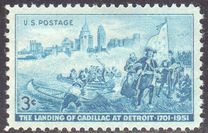 [The 250th Anniversary of The Landing of Cadillac, type RM]