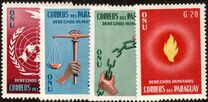 [Universal Declaration of Human Rights by UN - Inscribed "DERECHOS HUMANOS", type OO]