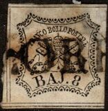 [Coat of Arms- Black Print on Colored Paper, type I]