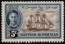[The 150th Anniversary of the Battle of St. George`s Cay, type AT]