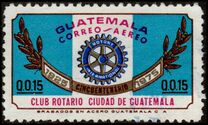 [Airmail - The 50th Anniversary of Guatemala City Rotary Club, type AAD]
