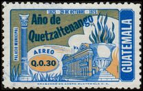 [Airmail - The 150th Anniversary of Founding of Quetzaltenango, tyyppi AAU]