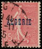 [French Postage Stamps Overprinted in Blue, Вид C5]