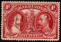 [King Karl I and King George V - The 300th Anniversary of the Colonization of Barbados, Tip W]