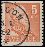 [King Gustav V - New Colors and Values, 유형 BL26]