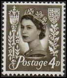 [Definitive Issue - Queen Elizabeth, New Value & New Color, Scrivi A4]