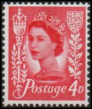 [Definitive Issue - Queen Elizabeth, New Color, प्रकार A6]