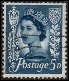 [Definitive Issue - Queen Elizabeth, New Value & New Color, Scrivi A5]