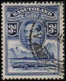 [King George VI and Landscape, type D4]