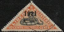 [No. 263-267 Overprinted "1921", type EZ3]