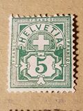 [Helvetia - Cross & Shield - Fiber Paper, प्रकार L3]