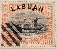 [North Borneo Stamps Overprinted "LABUAN", type J5]