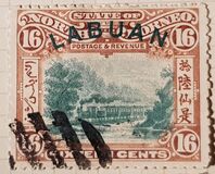 [No. 91, 93, 95 & Not Issued North Borneo Stamps Overprinted, type S4]