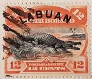 [North Borneo Stamps Overprinted "LABUAN", type J6]