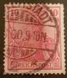[Germania - Inscription "REICHSPOST", type J4]