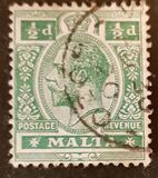 [King George V - Different Watermark, type M9]