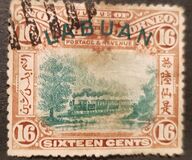 [No. 91, 93, 95 & Not Issued North Borneo Stamps Overprinted, type S4]